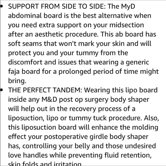 New M&D lipo 360 ab board foam compression belt - Picture 8 of 10